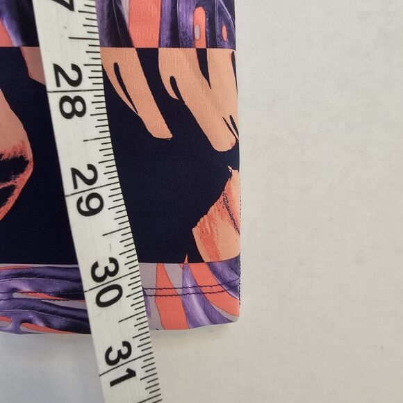 Nike Dri-Fit Womens Floral Print Cropped Leggings Sz Lg Performance Comfort W491 - Picture 4 of 11